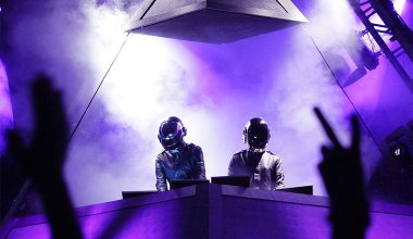 Daft Punk playing at Coachella music festival